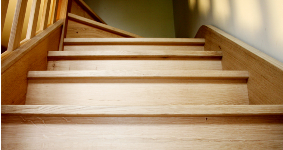 Wooden staircase